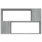 Preview: Bücherregal Grau Sonoma 100x24x63 cm Holzwerkstoff