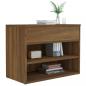 Preview: Schuhbank Braun Eichen-Optik 60x30x45 cm Holzwerkstoff