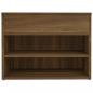 Preview: Schuhbank Braun Eichen-Optik 60x30x45 cm Holzwerkstoff