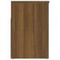 Preview: Schuhbank Braun Eichen-Optik 60x30x45 cm Holzwerkstoff