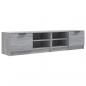 Preview: TV-Schränke 2 Stk. Grau Sonoma 80x35x36,5 cm Holzwerkstoff