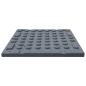 Preview: Fallschutzplatten 24 Stück Gummi 50x50x3 cm Grau