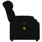 Preview: Massage-Relaxsessel, schwarzer Stoff