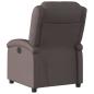Preview: Relaxsessel Dunkelbraun Echtleder