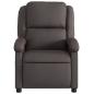 Preview: Relaxsessel Dunkelbraun Echtleder