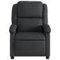 Preview: Massagesessel Relaxsessel Echtleder Schwarz