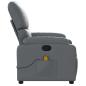 Preview: Massagesessel Relaxsessel Grau Kunstleder
