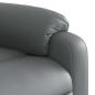 Preview: Massagesessel Relaxsessel Grau Kunstleder