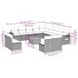 Preview: 14-teiliges Gartensofa-Set mit Kissen, grau, Polyrattan