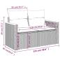 Preview: 10-teiliges Gartensofa-Set mit Kissen, grau, Polyrattan