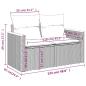 Preview: 11-teiliges Gartensofa-Set mit Kissen, grau, Polyrattan