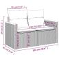 Preview: 11-teiliges Gartensofa-Set mit Kissen, grau, Polyrattan