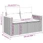 Preview: 13-teiliges Gartensofa-Set mit Kissen, grau, Polyrattan