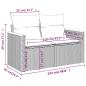 Preview: 7-teiliges Gartensofa-Set mit Kissen, grau, Polyrattan
