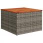 Preview: 11-teiliges Gartensofa-Set mit Kissen, grau, Polyrattan