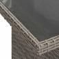 Preview: 11-teiliges Gartensofa-Set mit Kissen, grau, Polyrattan