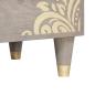 Preview: Sideboard 2 pcs Grau 60 x 33.5 x 75 cm Massivholz Mango