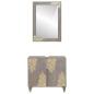 Preview: Badezimmermöbel Set Wandmontiert 2 pcs Grau 62 x 33 x 58 cm
