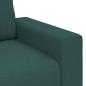Preview: 2-teiliges Sofa-Set mit Kissen, dunkelgrüner Stoff