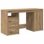 Preview: Schreibtisch mit Schrank Artisan Oak Engineered Wood