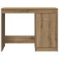 Preview: Schreibtisch mit Schrank Artisan Oak Engineered Wood