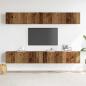 Preview: 4-teiliges TV-Wandschrank-Set Altholz 100x30x30 cm