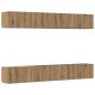 Preview: 4-teiliges TV-Wandschrank-Set Artisan Oak 100x30x30 cm