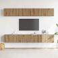 Preview: 4-teiliges TV-Wandschrank-Set Artisan Oak 100x30x30 cm