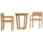 Preview: ARDEBO.de - 3-teiliges Garten-Ess-Set aus Massivholz Akazie