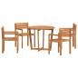 Preview: 5-teiliges Garten-Ess-Set aus Massivholz Akazie
