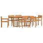 Preview: 7-teiliges Garten-Ess-Set aus Massivholz Akazie