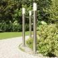 Preview: Pollerleuchten mit Sensor 3er 110 cm Edelstahl IP44