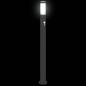 Preview: Pollerleuchte mit Sensor 110 cm Edelstahl IP44