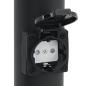 Preview: Pollerleuchte mit Sensor&Steckdose 80 cm Edelstahl IP44