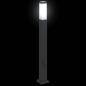 Preview: Pollerleuchte mit Auslass 80 cm Schwarz IP44