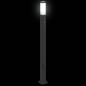 Preview: Pollerleuchten mit Sensor&Steckdose 3 Stk. 110 cm Schwarz IP44
