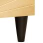 Preview: TV-Schränk Schwarz und Gold 80 x 33 x 46 cm massives Mangoholz