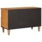 Preview: TV-Schränk Hellbraun 70 x 33 x 46 cm massives Mangoholz