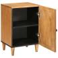 Preview: Badezimmer Schrank Wandmontiert Hellbraun 38 x 33,5 x 160 cm