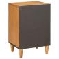 Preview: Badezimmer Schrank Wandmontiert Hellbraun 38 x 33,5 x 160 cm