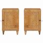 Preview: Badezimmer Schrank Wandmontiert Hellbraun 38 x 33,5 x 160 cm