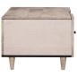 Preview: Couchtisch mit Regal Beige 100 x 54 x 40 cm massives Mangoholz