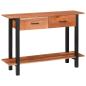 Preview: Konsolentisch Braun 110 x 30 x 75 cm Akazie Massivholz