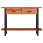 Preview: Konsolentisch Braun 110 x 30 x 75 cm Akazie Massivholz
