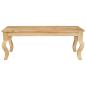 Preview: Couchtisch Braun 100 x 55 x 40 cm massives Mangoholz