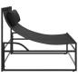Preview: Gartenliege Anthrazit 87x74x73 cm Stahl und Textilene