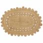 Preview: ARDEBO.de - Teppich Beige 100 x 152 cm Jute