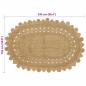 Preview: Teppich Beige 152 x 245 cm Jute
