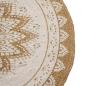 Preview: Teppich Braun 152 x 245 cm Jute