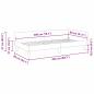 Preview: Eckbettgestell Blau 80 x 200 cm Samt und Engineered Holz